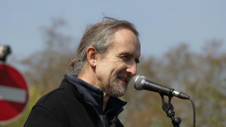 Roger Hallam, Mitgründer der Klimaschutzgruppe "Extinction Rebellion". 