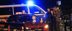 Bei einer Fahrzeugkontrolle durch die Polizei ist am Mittwoch ein Pole erschossen worden.