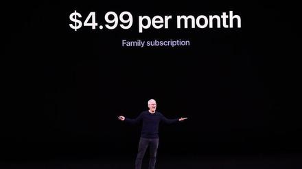 Apple-Chef Tim Cook will mit Kampfpreisen den Serien-Markt aufmischen.