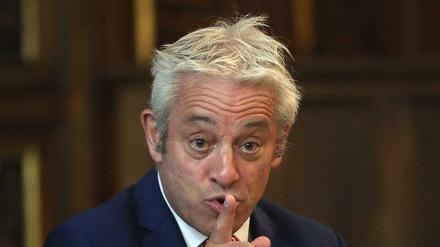 Versucht das Brexit-Chaos zu bändigen, tritt aber bald ab: John Bercow, Sprecher des Unterhauses.