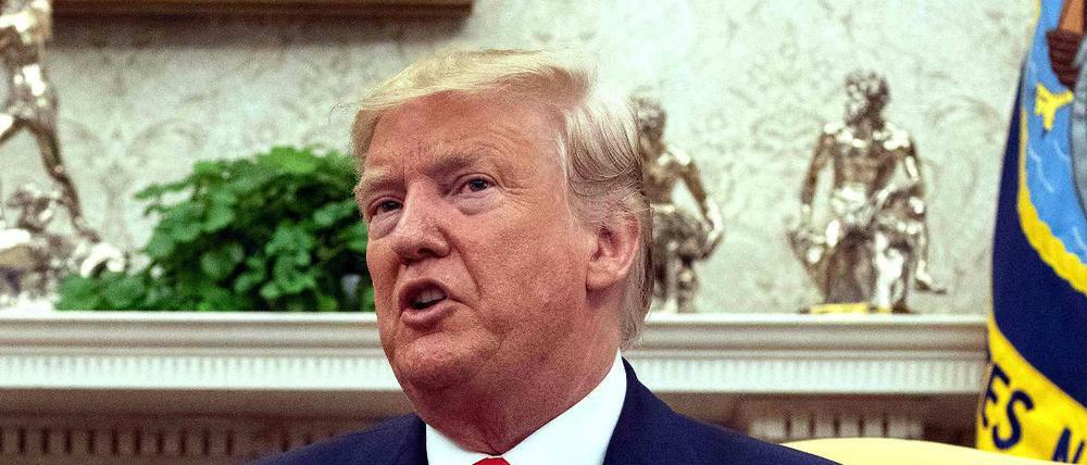 Donald Trump kündigt ein Verbot aromatisierter E-Zigaretten an.