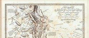 Berühmt und berüchtigt. Humboldts Karte des damaligen Vizekönigreichs Neu-Spanien. Kritiker sagen, die USA hätten die Informationen darin später für die Eroberung eines Teils von Mexiko genutzt. 