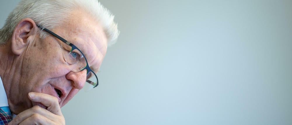 Winfried Kretschmann (Bündnis 90/Die Grünen), Ministerpräsident von Baden-Württemberg.