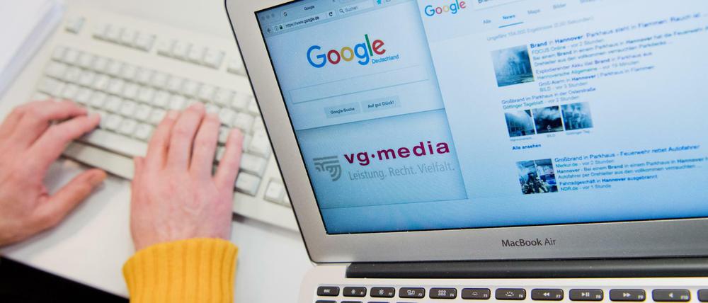 Richtungsentscheidung: Der Europäische Gerichtshof EuGH musste im Rechtsstreit VG Media vs. Google entscheiden, ob das deutsche Leistungsschutz angewendet werden muss.