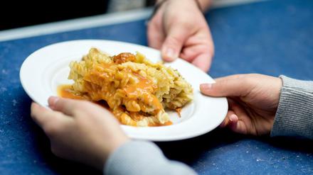 Nudeln mit irgendwas - manchmal ist Berlins Schulessen nahezu undefinierbar.
