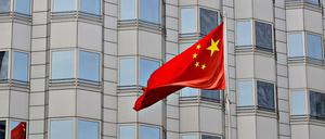 Die Chinesische Botschaft an der Jannowitzbrücke zwischen Berlin Mitte und Friedrichshain.