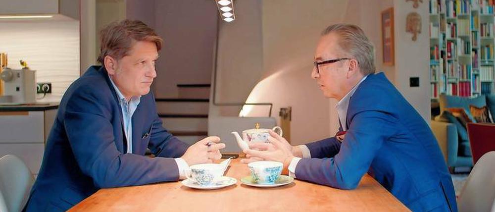 Rechts? Links? Mittendrin? „Freitag“-Verleger Jakob Augstein (links) und Kolumnist Jan Fleischhauer im Gespräch über „Die empörte Republik“.