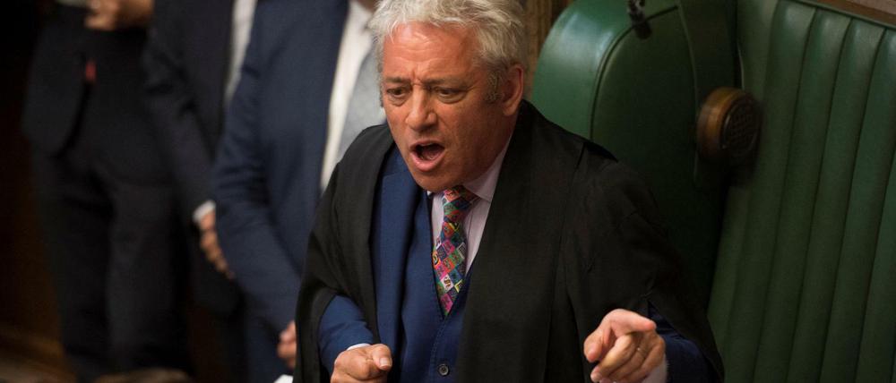 John Bercow im britischen Unterhaus