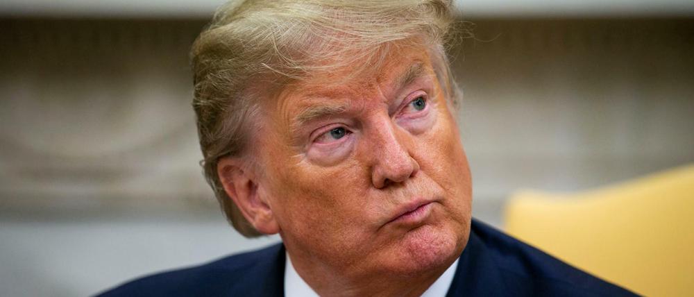 US-Präsident Donald Trump am Montag im Weißen Haus.