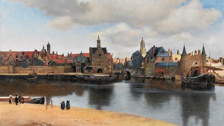Eines der berühmtesten Werke der Zeit. Vermeers „Ansicht von Delft“, circa 1660.