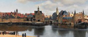Eines der berühmtesten Werke der Zeit. Vermeers „Ansicht von Delft“, circa 1660.