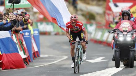 Fühlt sich wohl in der Höhe. Primoz Roglic war in den Bergen und im Zeitfahren der Beste bei der Spanien-Rundfahrt – und behielt auch sonst immer die Ruhe.