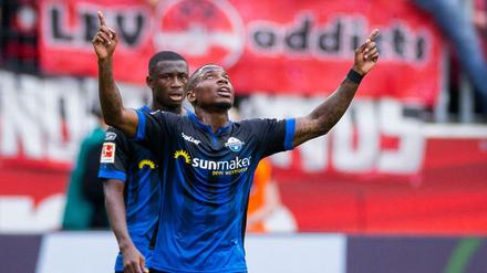 Nach oben. Streli Mamba hat einen steilen Aufstieg in die Bundesliga hingelegt.