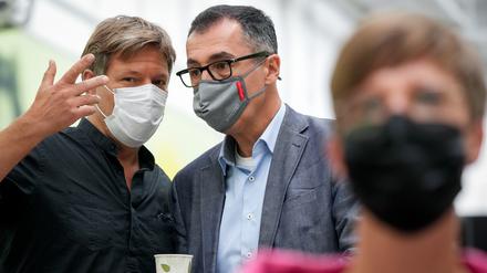 Werden beide im Kabinett vertreten sein: Robert Habeck und Cem Özdemir.