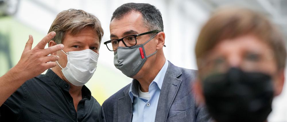 Werden beide im Kabinett vertreten sein: Robert Habeck und Cem Özdemir.