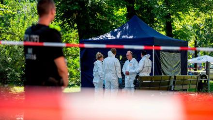 Der Tatort: Im Kleinen Tiergarten in Moabit wurde am 23. August ein Georgier erschossen.