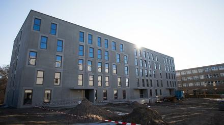Die erste Berliner Flüchtlingsunterkunft in modularer Bauweise entstand in Marzahn-Hellersdorf.