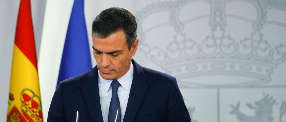 Spaniens amtierender Ministerpräsident Pedro Sanchez.