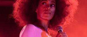 Solange bei einem Auftritt in Florida. Von der Show in der Elbphilharmonie standen keine Fotos zur Verfügung.