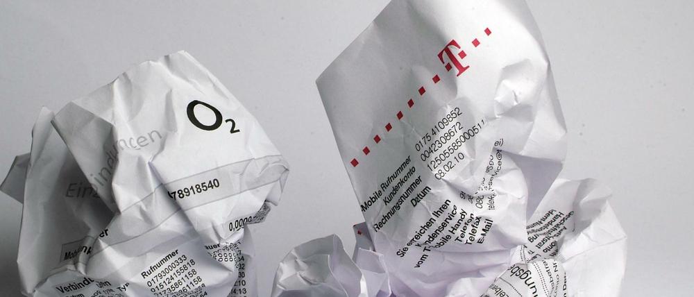 Digitale Rechnungen kann man nicht verlieren, aber auch nicht zerknüllen.