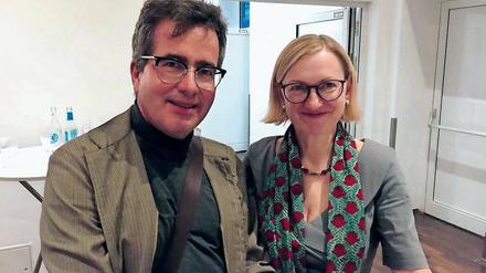 Jana Göbel und Matthias Meisner, Herausgeber des Buchs "Ständige Ausreise. Schwierige Wege aus der DDR".