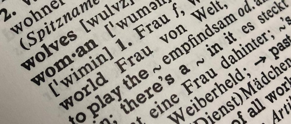 Sexistische Sprache in Wörterbüchern? Darüber gibt es Streit.