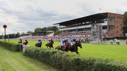 In Hoppegarten gab es wieder einige knappe Rennen.