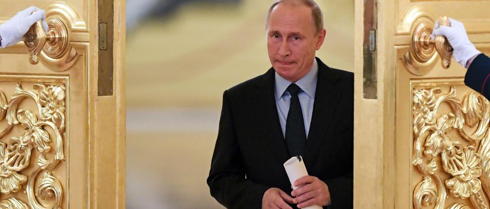 War früher Geheimdienstchef: der russische Präsident Wladimir Putin.