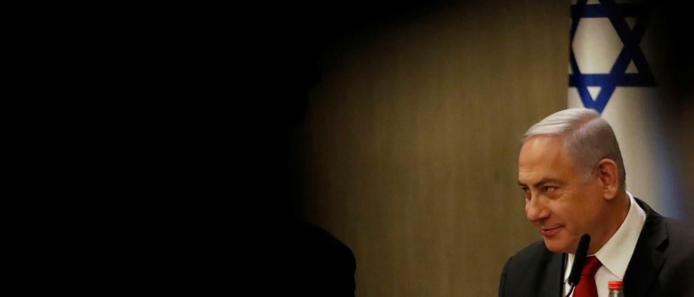 Ist es das Ende seiner politischen Karriere? Israels Ministerpräsident Benjamin Netanjahu bei einer Pressekonferenz am Mittwoch. 