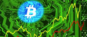 Am weitesten verbreitet ist die Blockchain-Technologie bisher bei virtuellen Währungen wie Bitcoin.