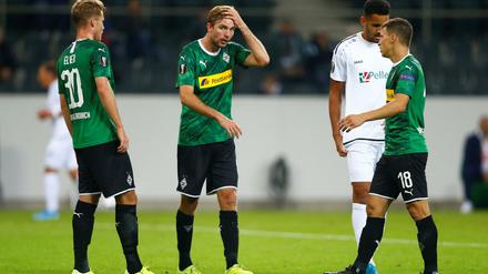 Zum Haareraufen: Mönchengladbach erlebt in der Europa League einen bitteren Abend.