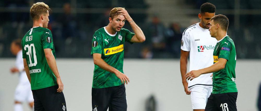 Zum Haareraufen: Mönchengladbach erlebt in der Europa League einen bitteren Abend.
