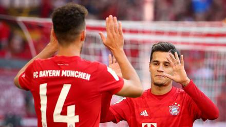 Die Neuen treffen: Sowohl Ivan Perisic als auch Philippe Coutinho steuern ein Tor zum klaren Sieg der Münchner bei.