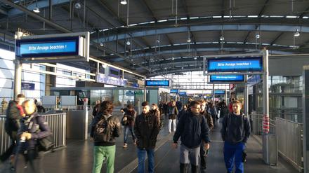 Endstation Ostkreuz: Hier ging Freitagmorgen vorübergehend nichts.