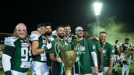 Mal wieder. Unicorns-Coach Jordan Neuman nach dem German Bowl 2018.
