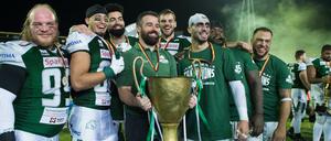 Mal wieder. Unicorns-Coach Jordan Neuman nach dem German Bowl 2018.