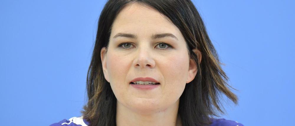 Die Bundesvorsitzende der Grünen Annalena Baerbock.