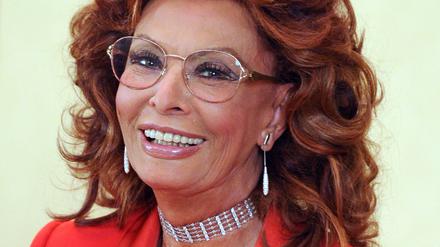 Die italienische Schauspielerin Sophia Loren.