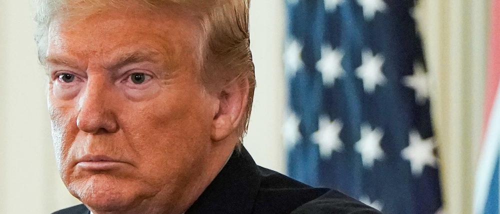 US-Präsident Donald Trump am Freitag im Weißen Haus.