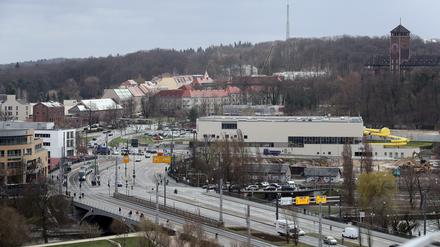Blick vom Turm der Nikolaikirche auf Potsdam.