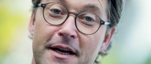 Andreas Scheuer (CSU), Bundesverkehrsminister, spricht bei einer Veranstaltung.