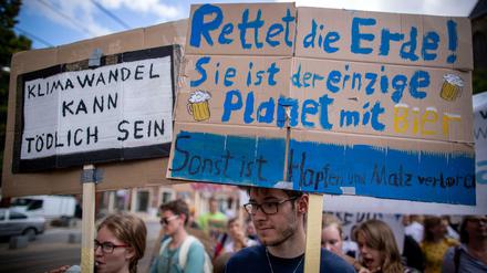 Bei "Fridays for Future" demonstrieren Bürger für mehr Klimaschutz. Und unter bestimmten Bedingungen sind sie auch bereit, über eine CO2-Steuer dazu beizutragen, so das Ergebnis einer Schweizer Studie.