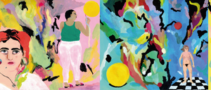 Leporello: Eine neue Arbeit der Künstlerin für die Ausstellung zum e.o.-plauen-Förderpreis.