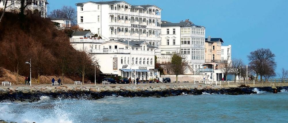 Blick auf Sassnitz auf Rügen.