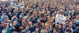 Rund eine Million DDR-Bürger nahmen am 04.11.1989 an der ersten vom Volk ausgehenden genehmigten Demonstration in der DDR teil.