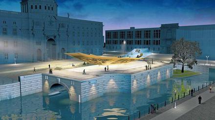 Das Einheitsdenkmal in Mitte ist schon lange in Planung.
