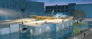 Das Einheitsdenkmal in Mitte ist schon lange in Planung.