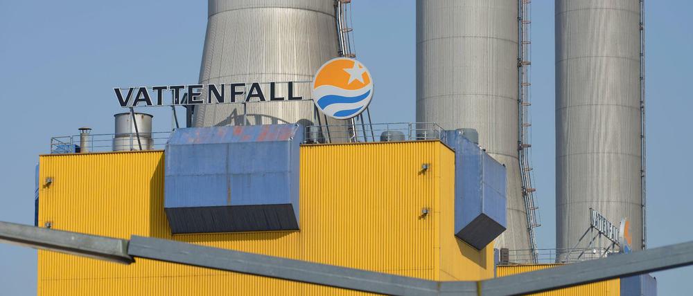 Das Vattenfall-Heizkraftwerk in der Forckenbeckstraße in Berlin-Wilmersdorf.