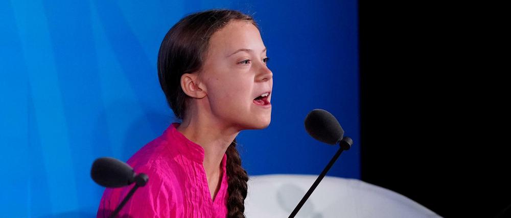 Klimaaktivistin Greta Thunberg beim UN-Klimagipfel