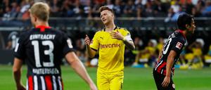 Dortmunds Kapitän Marco Reus kommt mit seinem Team nicht über ein 2:2 hinaus.